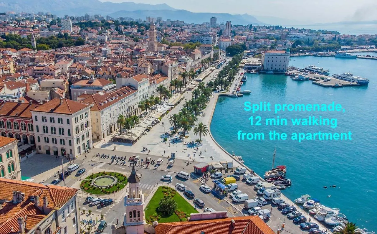 Comfortable Apt With Great City And Sea View Split